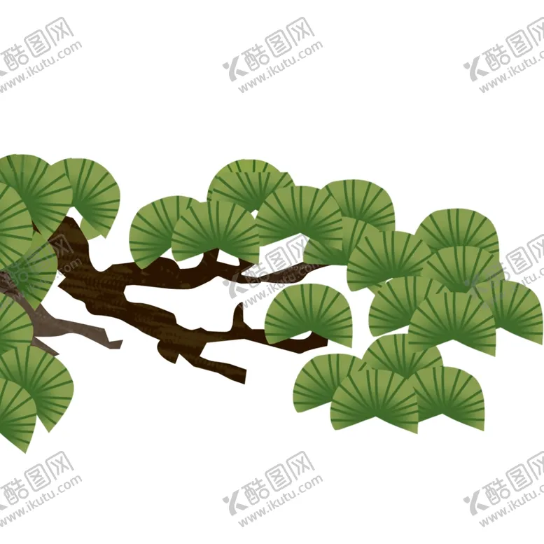编号：84028202190506567350【酷图网】源文件下载-树叶树枝树干元素素材