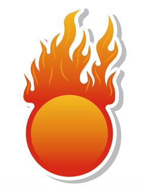 火焰惊爆价标签价格贴