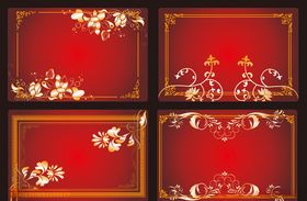 奖状边框花纹角花花边