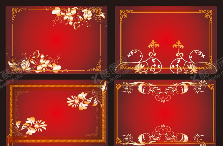编号：81219310122357066063【酷图网】源文件下载-奖状边框花纹角花花边