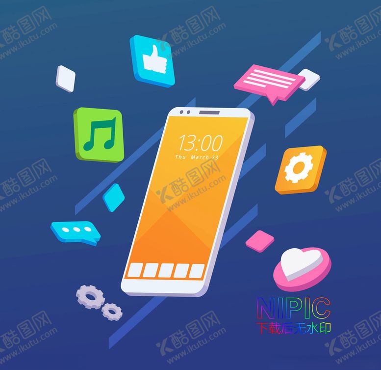 编号：91683804180409012937【酷图网】源文件下载-2.5d手机app