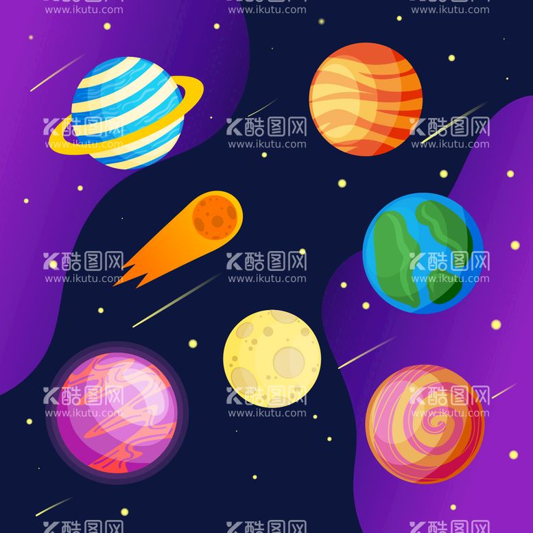 编号：83178410190916309265【酷图网】源文件下载-星球背景