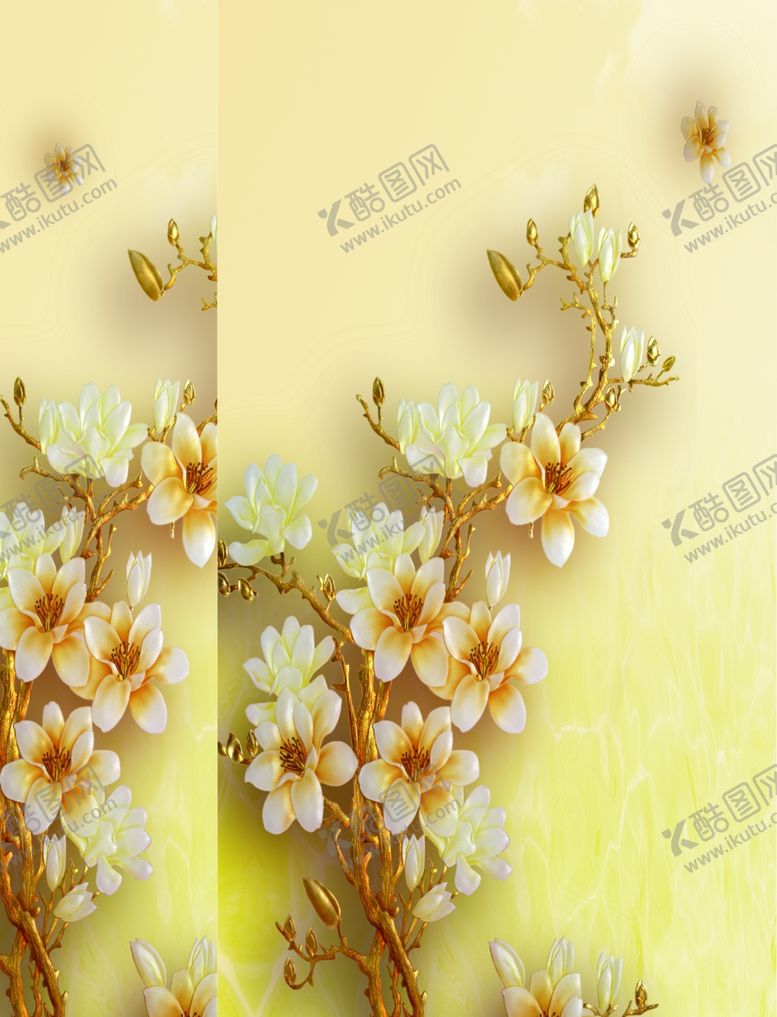 编号：21543205160744349245【酷图网】源文件下载-花开富贵