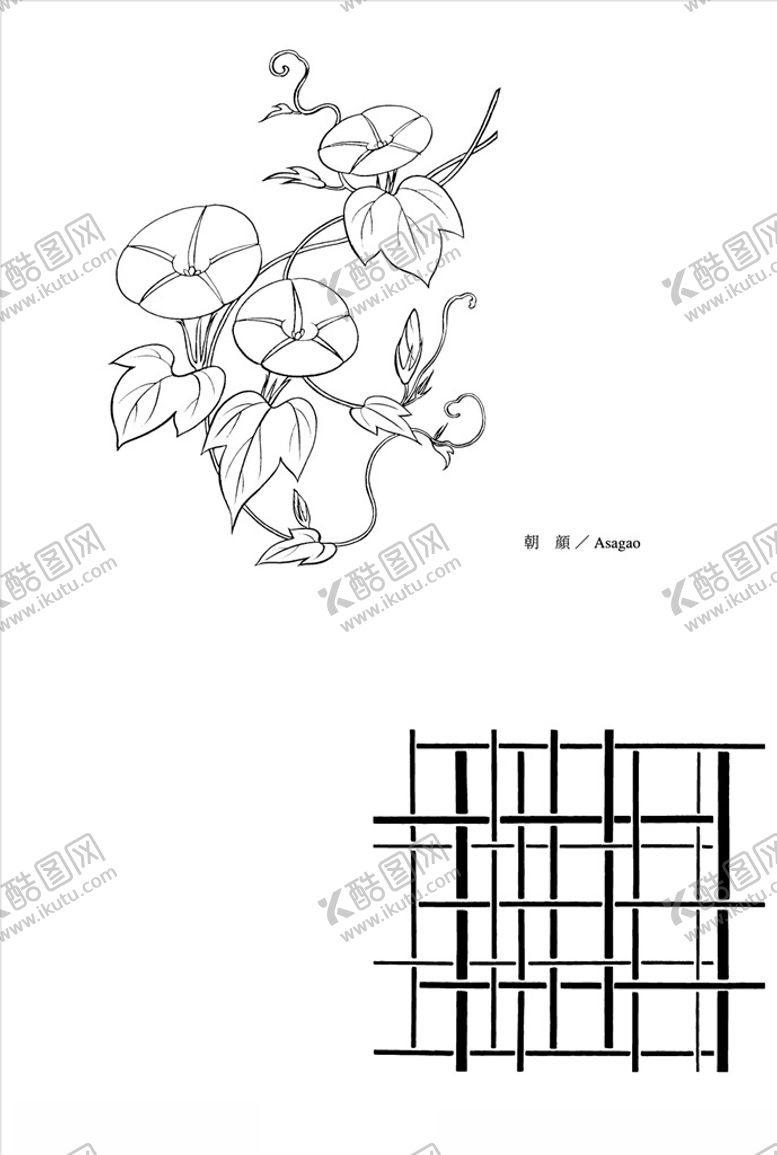编号：56077210140208438689【酷图网】源文件下载-线描花朵