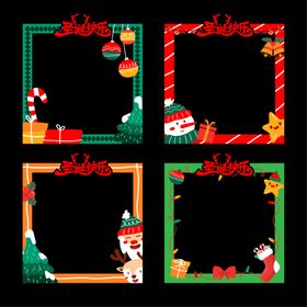 圣诞节活动美陈拍照打卡框