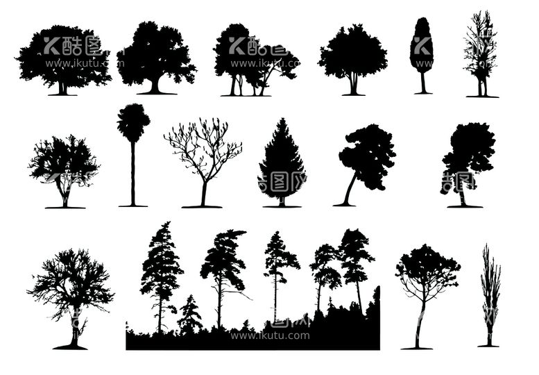编号：30465209201622164369【酷图网】源文件下载-树剪影