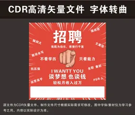 招聘海报展架高薪诚校园募