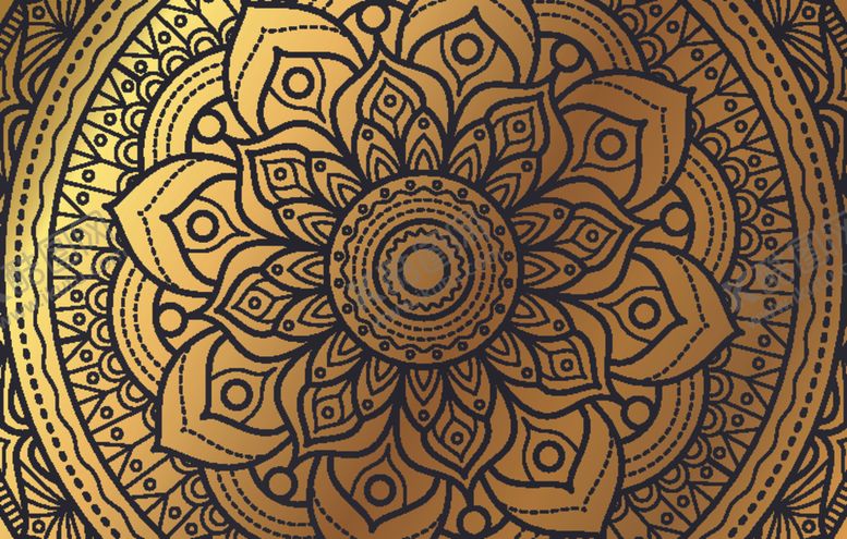 编号：83280009201102304816【酷图网】源文件下载-曼陀罗花纹