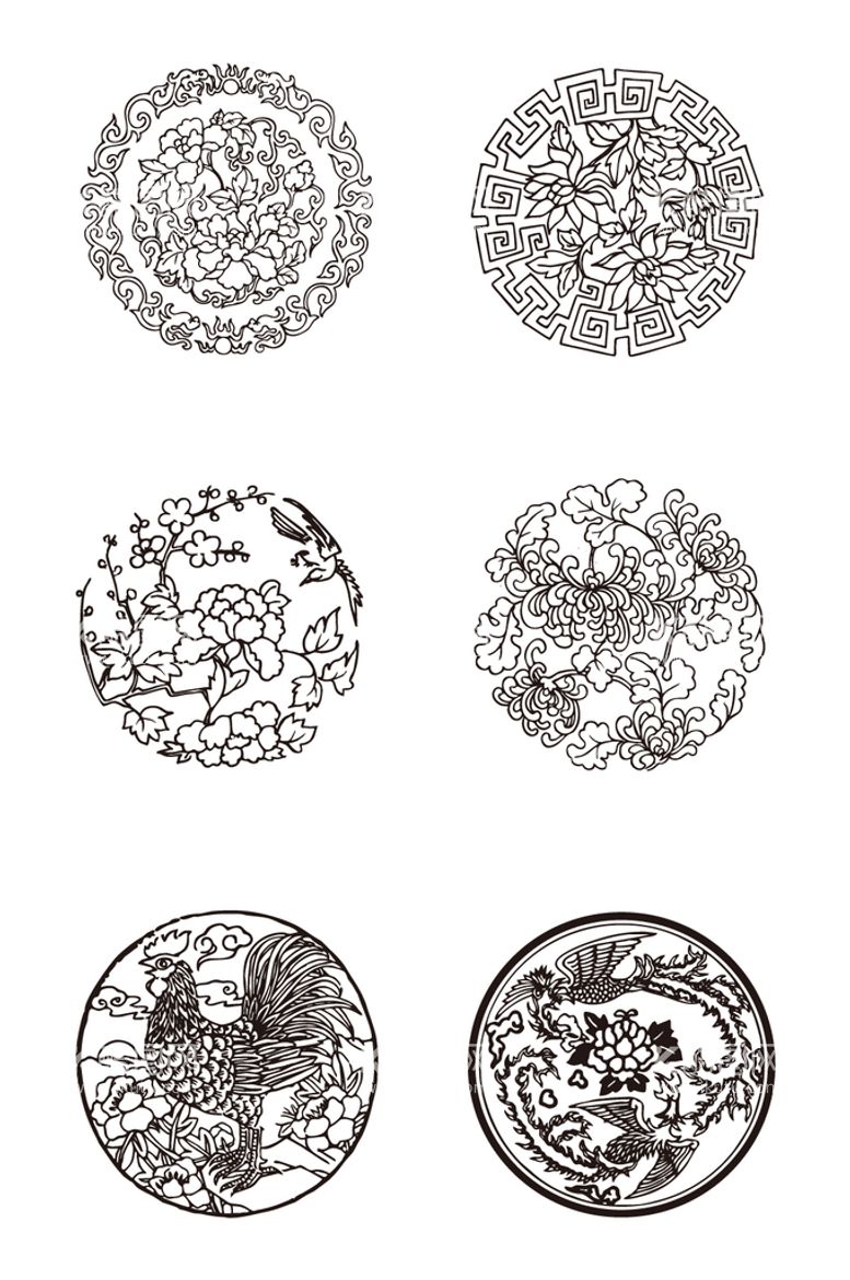 编号：82719511062006248008【酷图网】源文件下载-圆形花纹图案