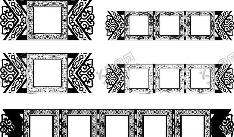编号：48450109191259028188【酷图网】源文件下载-镂空花图案
