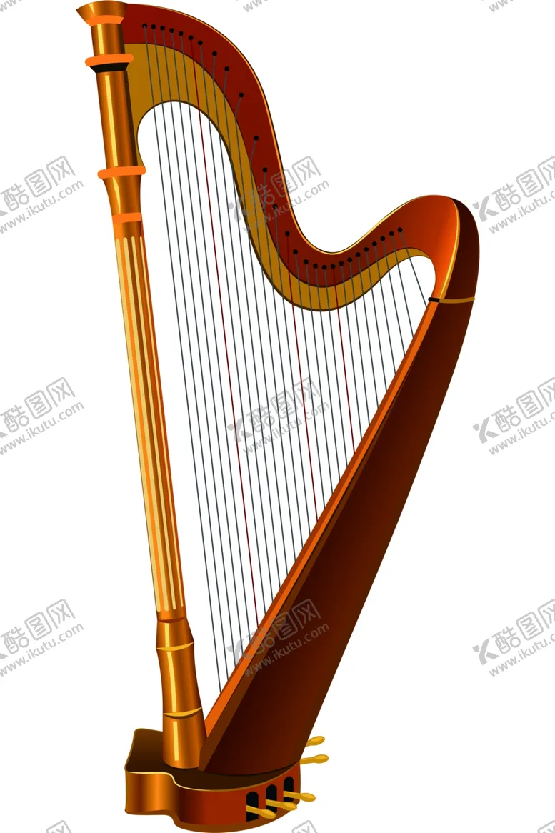 编号：29364805120222143361【酷图网】源文件下载-竖琴