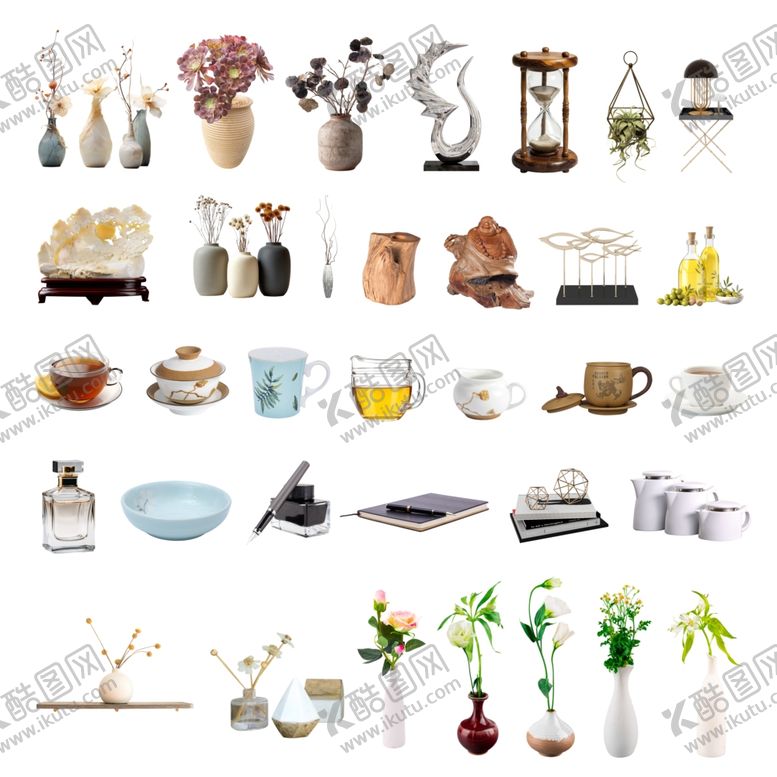 编号：10668104141238547191【酷图网】源文件下载-摄影装饰摆件合集