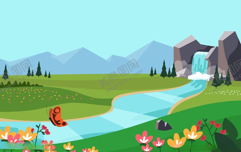 编号：45829409211044144978【酷图网】源文件下载-你好春天多彩背景