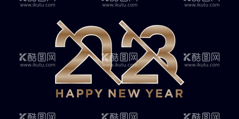 编号：18876012111705203648【酷图网】源文件下载-2023兔年数字字体