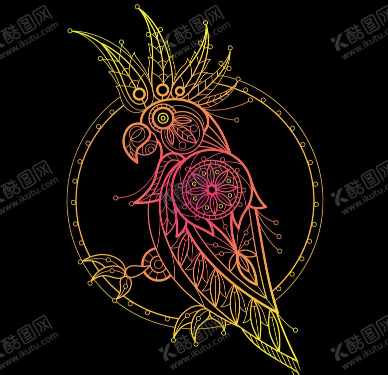 编号：55051009270742479882【酷图网】源文件下载-白描图案