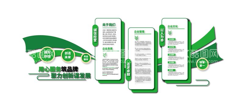 编号：65138709191723080129【酷图网】源文件下载-公司文化墙