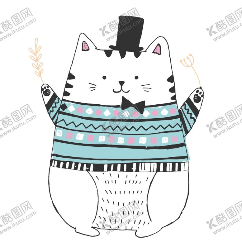 编号：88155709161739187507【酷图网】源文件下载-卡通猫咪