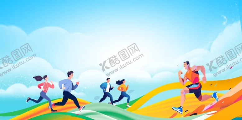 编号：90491401261011281631【酷图网】源文件下载-体育运动人物背景