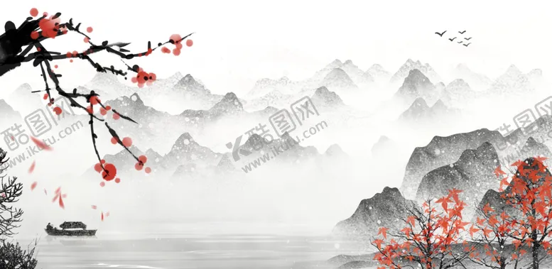 编号：80035406241206417781【酷图网】源文件下载-中国风水墨画