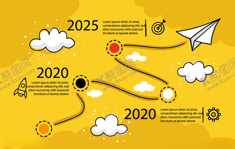 编号：21250609211209462661【酷图网】源文件下载-信息图表手绘时间轴
