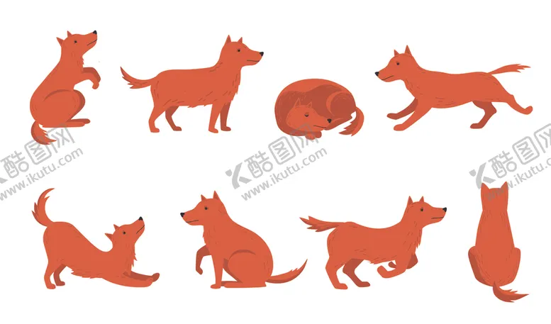 编号：39141905051133244794【酷图网】源文件下载-狗DOG动物卡通