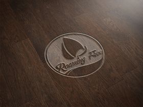 木头纹理LOGO样机
