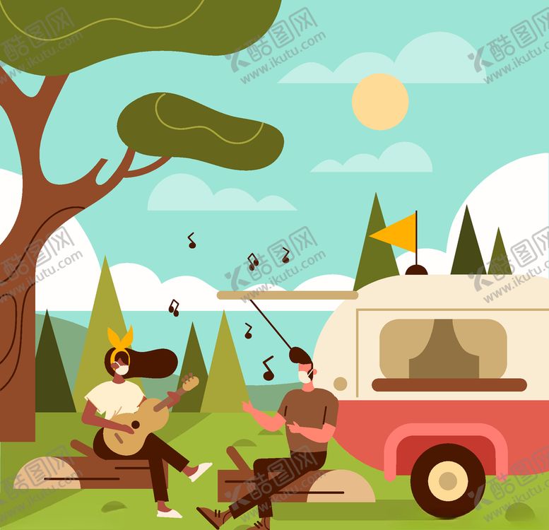 编号：19714509151442498664【酷图网】源文件下载-露营