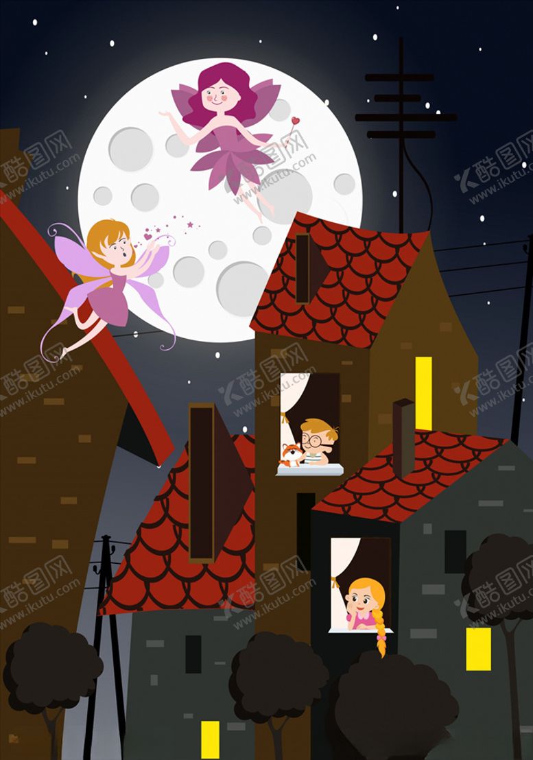 编号：75083509220349216318【酷图网】源文件下载-创意童话世界花仙子