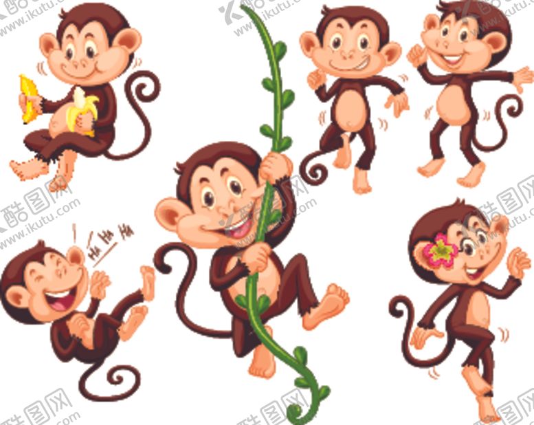 编号：43092109251948383570【酷图网】源文件下载-卡通猴子