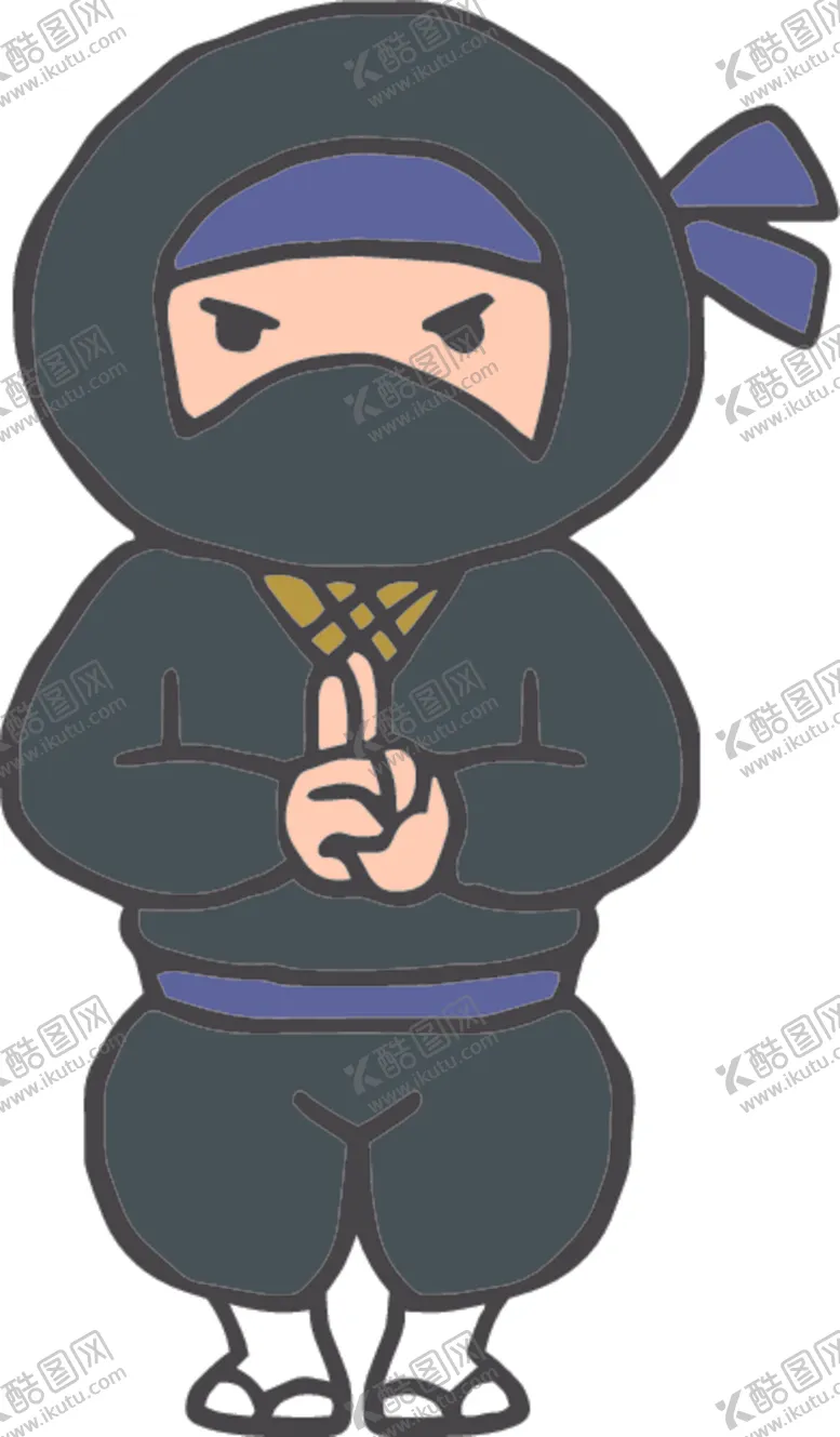编号：54473907070625213021【酷图网】源文件下载-卡通忍者