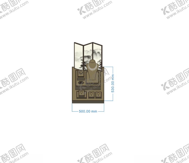 编号：99012405142211099487【酷图网】源文件下载-玉器珠宝展示道具