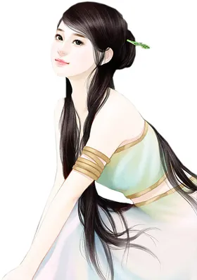 古装帅哥美女插画图片英雄戏曲人物佳人