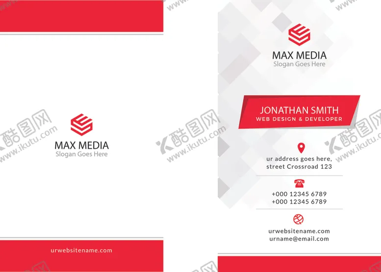 编号：78427609260351128526【酷图网】源文件下载-矢量名片模板