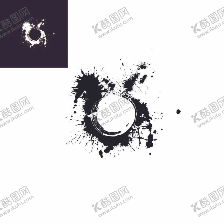 编号：07296109210721412605【酷图网】源文件下载-泼墨点点图片