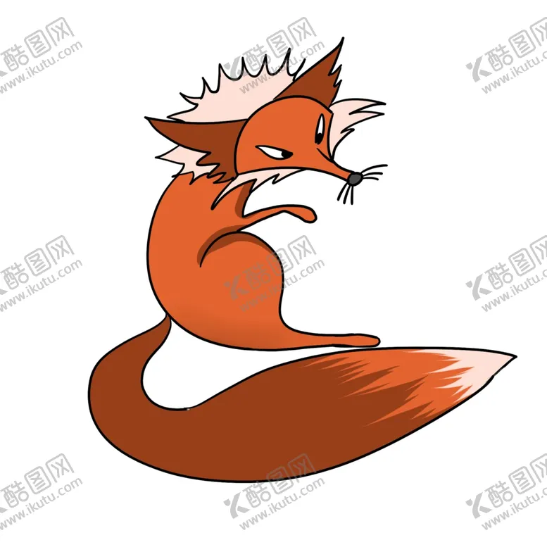 编号：61638704090311525251【酷图网】源文件下载-卡通狐狸手绘