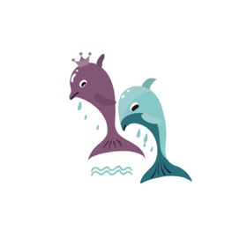 海洋生物图标图形装饰海报素材