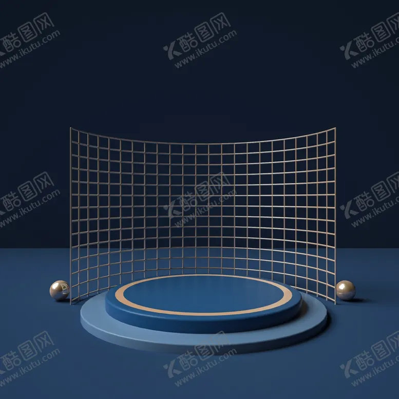 编号：97288202040252477404【酷图网】源文件下载-立体展台 C4D电商海报 台子