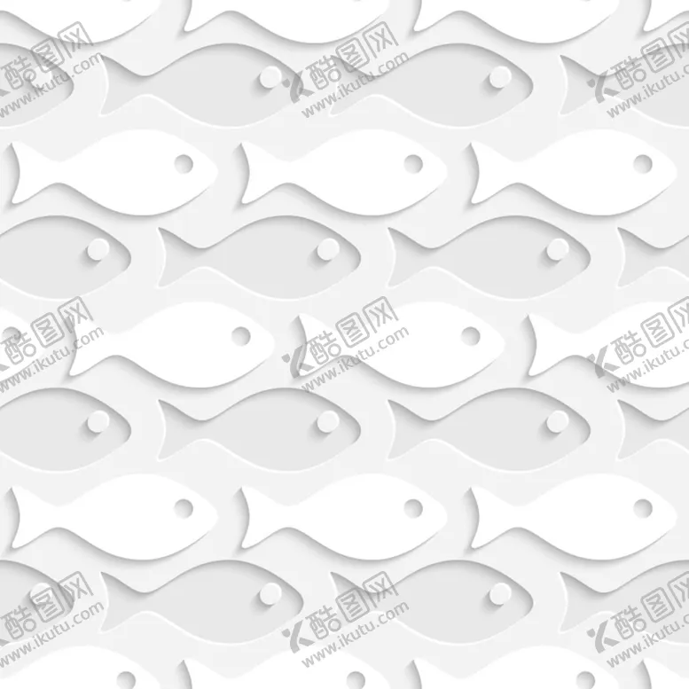 编号：89304510090031373921【酷图网】源文件下载-纸鱼无缝背景