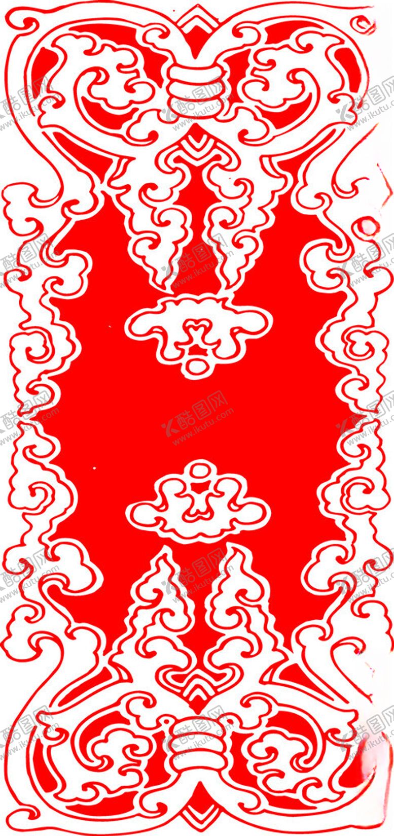 编号：74833004052012595565【酷图网】源文件下载-中式红色花纹图案设计