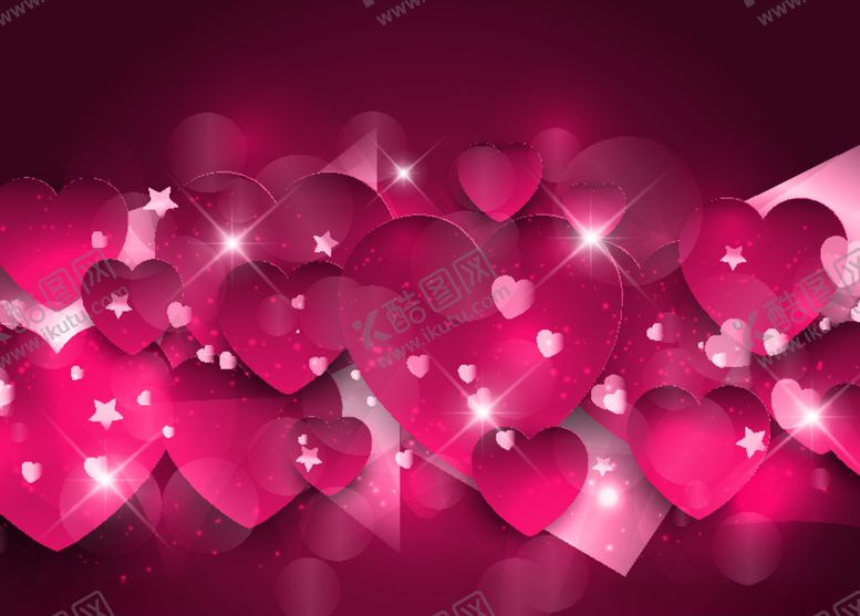 编号：57367709231200365950【酷图网】源文件下载-爱心背景矢量素材