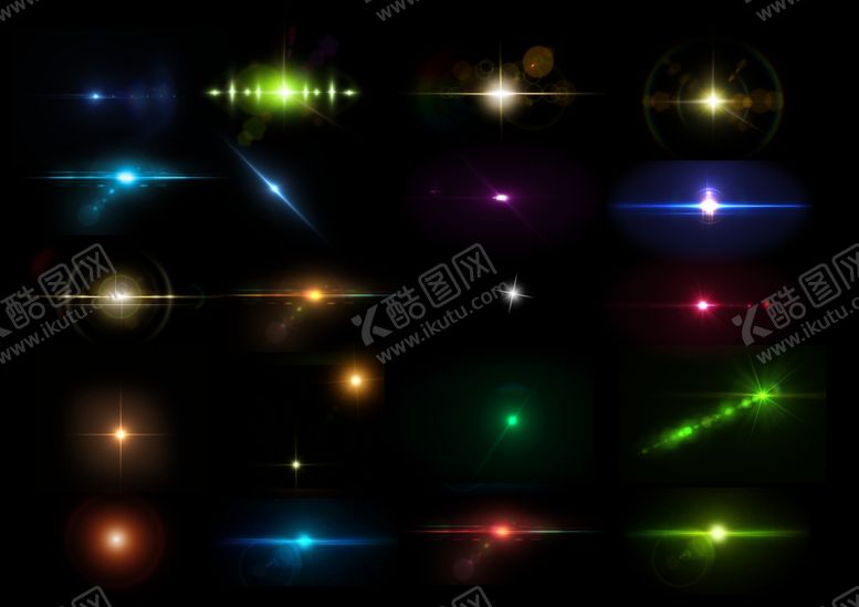 编号：88780810061757429844【酷图网】源文件下载-光线光点素材