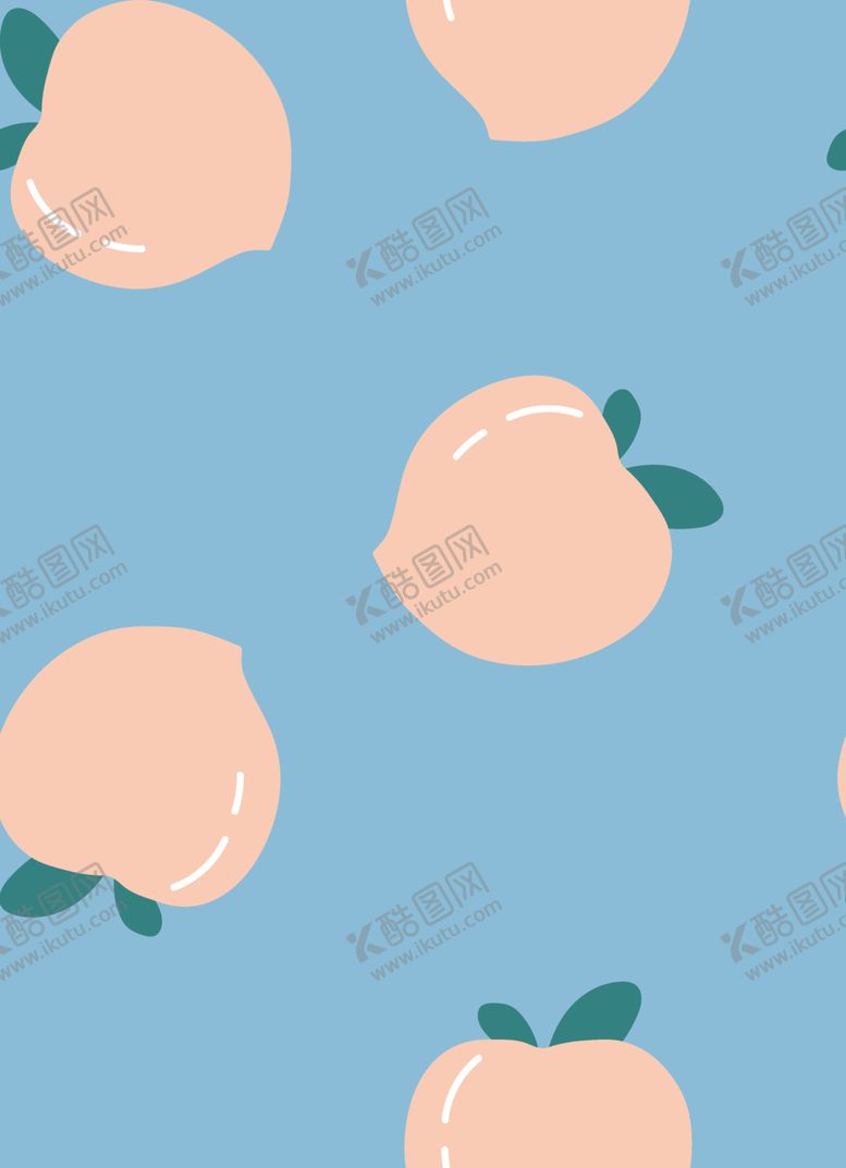 编号：57239504191909336011【酷图网】源文件下载-蓝底粉桃