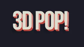 复古字体效果样机logoPS式艺术立