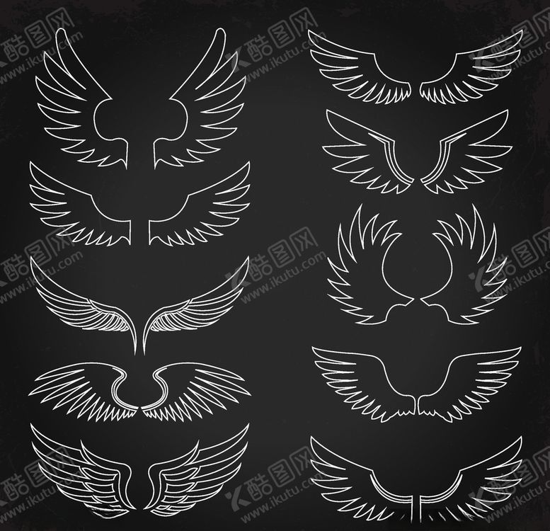 编号：49360009182059354779【酷图网】源文件下载-翅膀图标