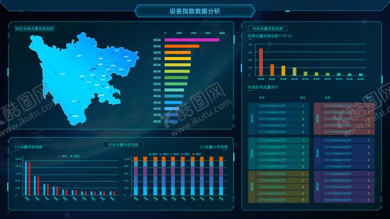 编号：76843303101817486377【酷图网】源文件下载-设备指数可视化