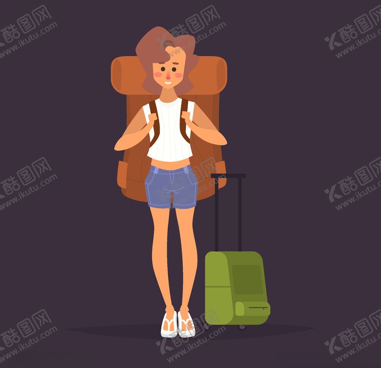 编号：55048110262151192178【酷图网】源文件下载-旅客游客