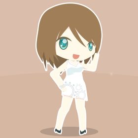 卡通人物插画板报设计300DPI