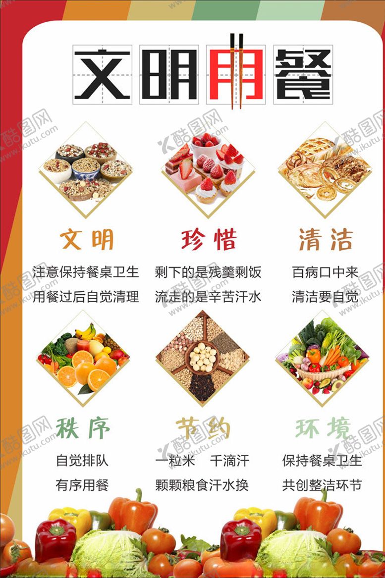 编号：36860305100143573958【酷图网】源文件下载-用餐礼仪文明用餐