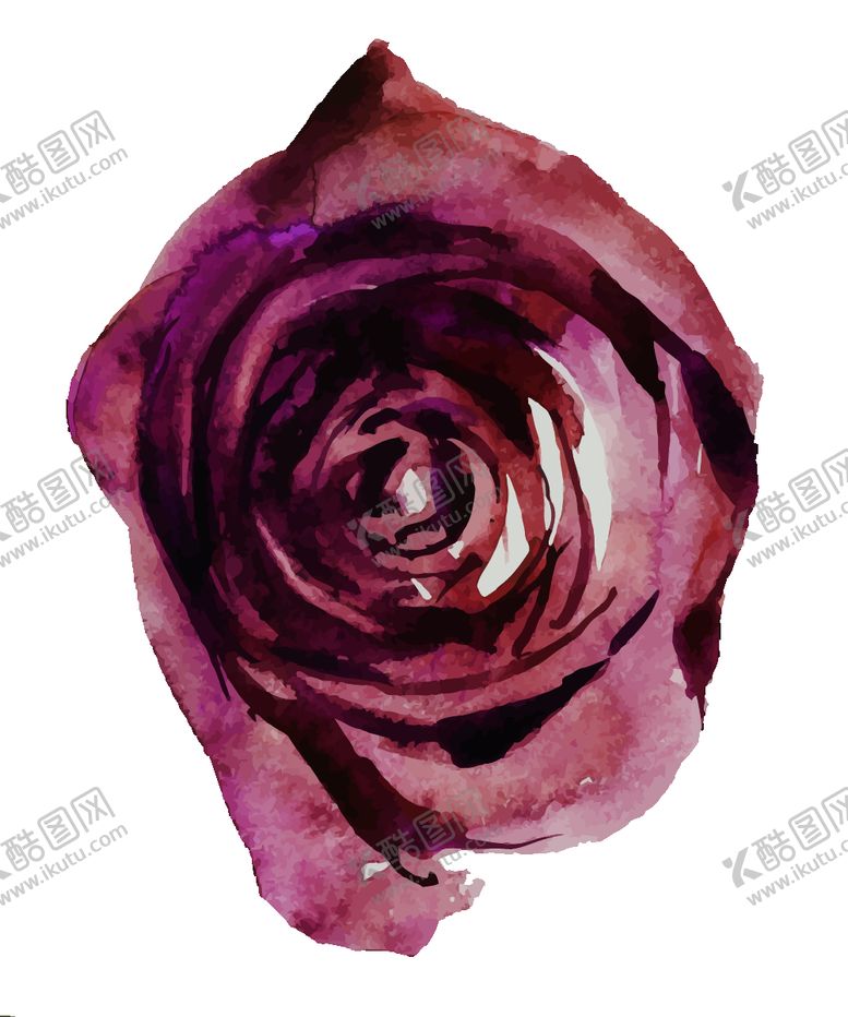 编号：16885209241329564721【酷图网】源文件下载-水彩花朵装饰