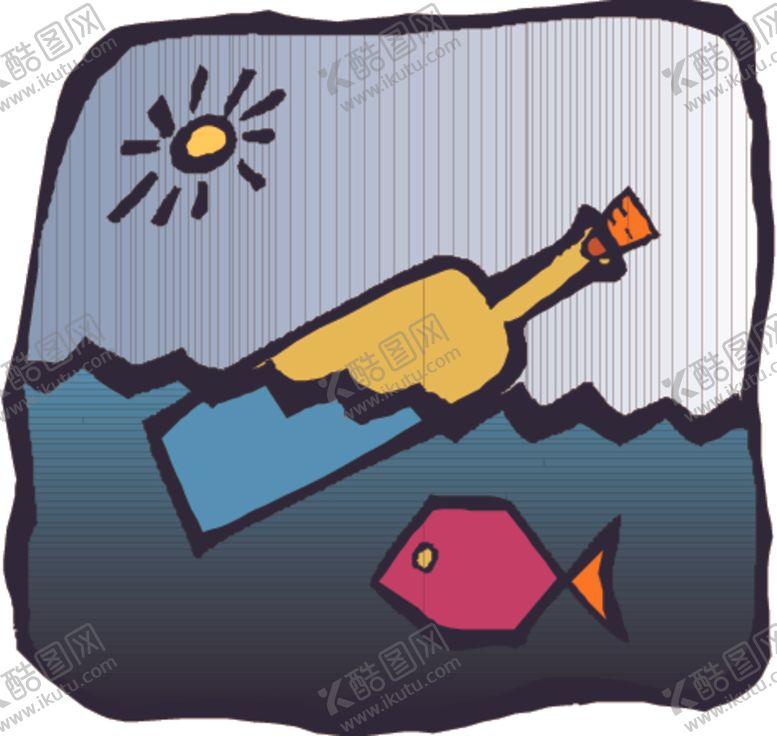 编号：63582106240807445009【酷图网】源文件下载-漂流瓶